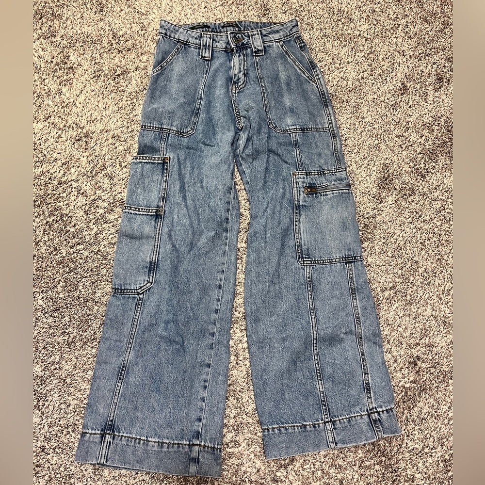 Wild Fable Relaxed Denim Cargo Jeans